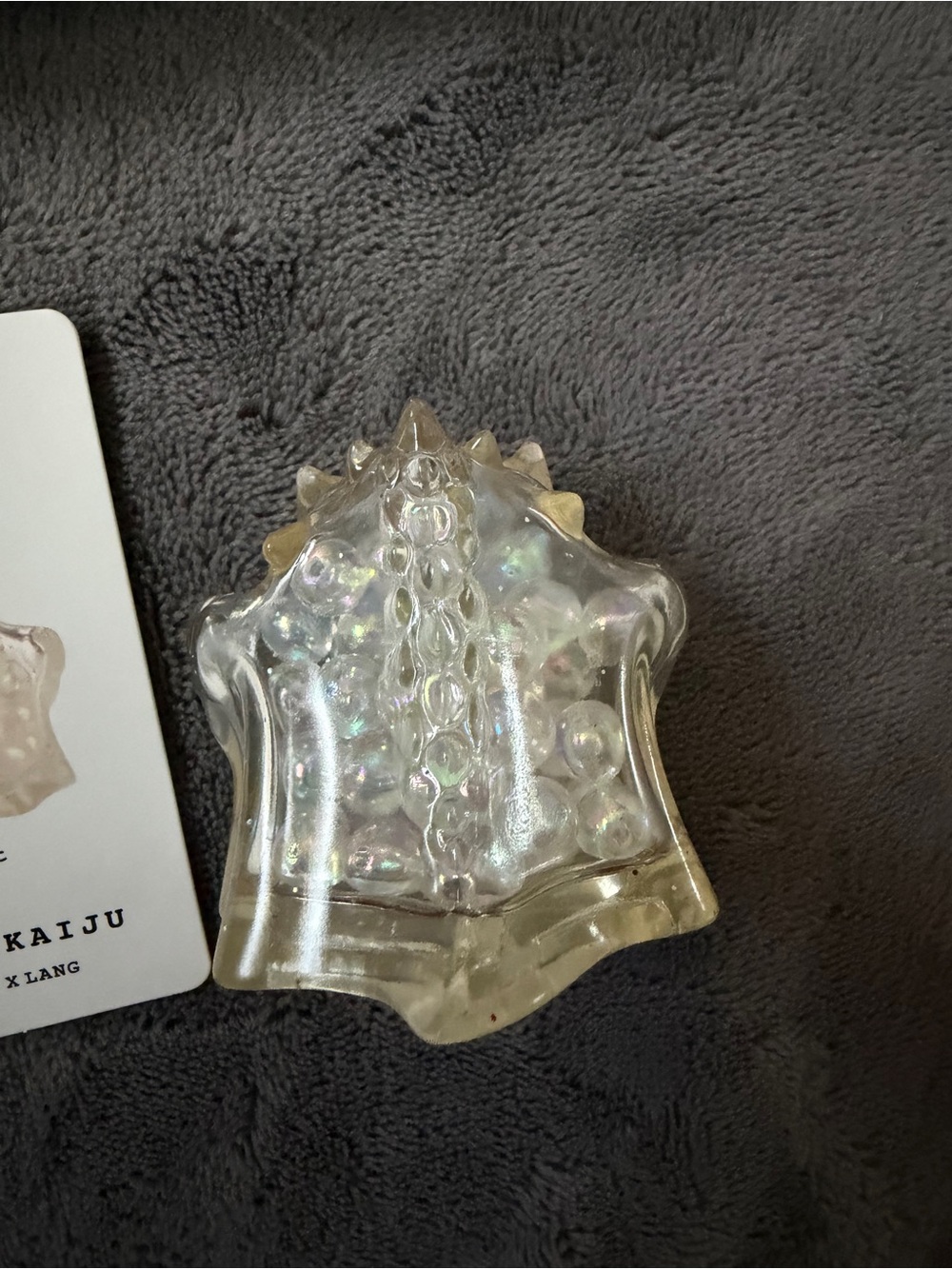 YUKI Sofubi Kaiju “Secret” Transparent Figure - GORGEOUS!! - Picture 6 of 7